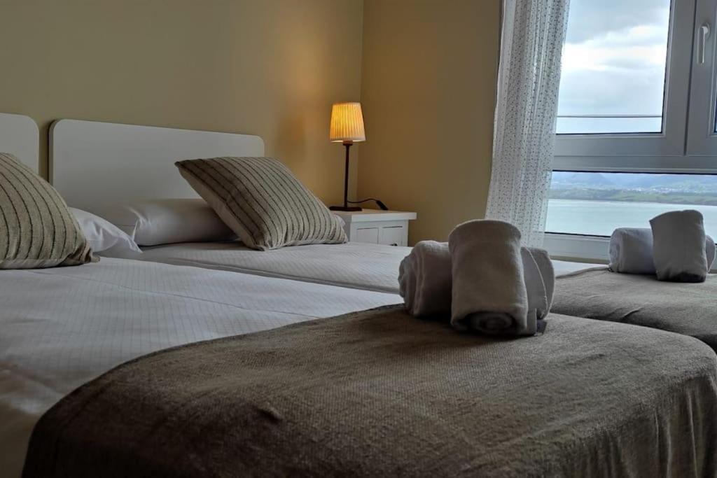 C01A05 Precioso Apartamento Con Vistas Al Mar Santander Exterior foto